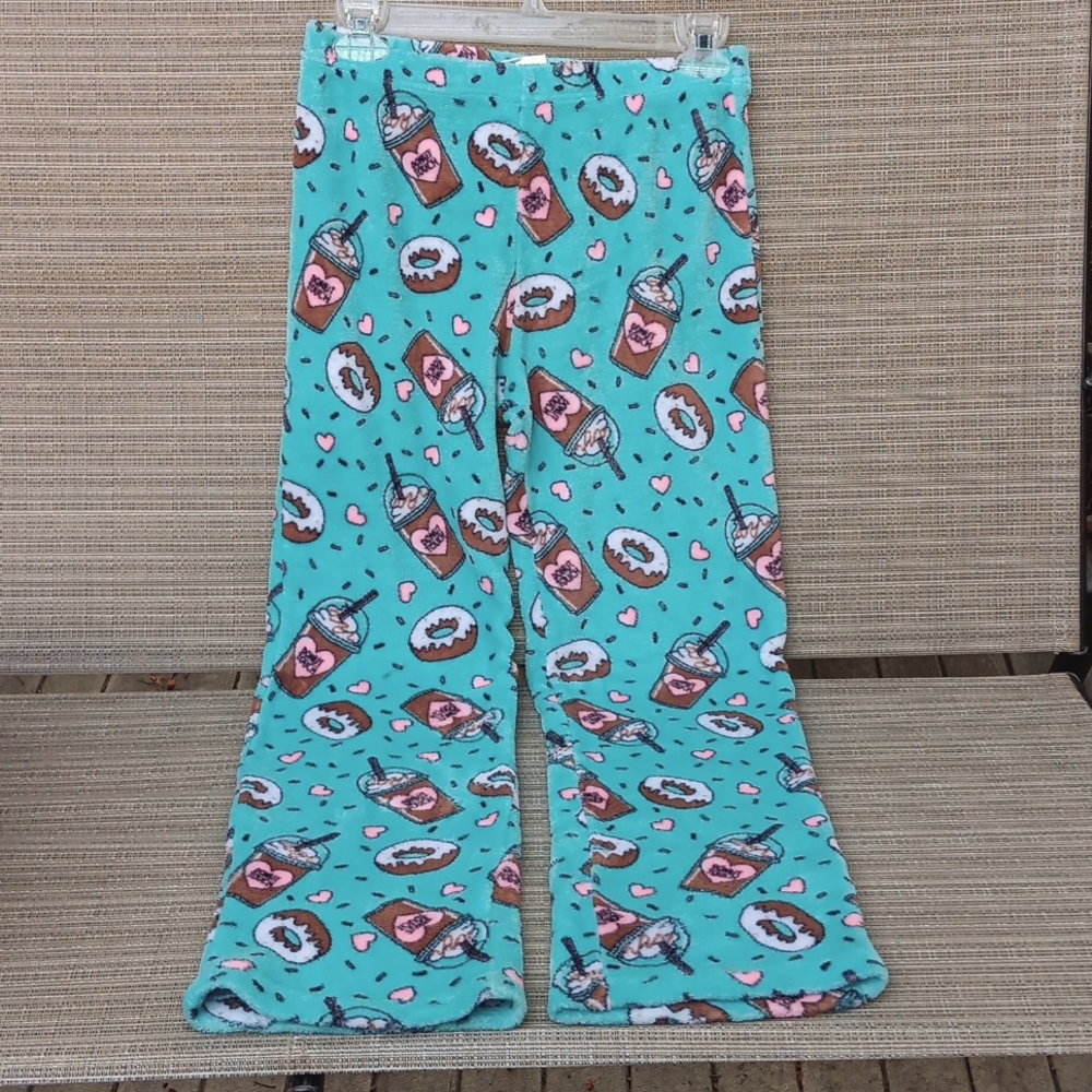 SO NIKKI Girl's Fuzzy Pajama Pants,size L-14